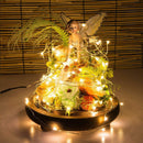 2M 20 LED Copper Wire String Fairy Light Battery Powered Warm For Xmas DIY SS325