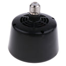 Reptile Infrared Heat Emitter Basking Light Brooder Lamp, Blow out Hot Air