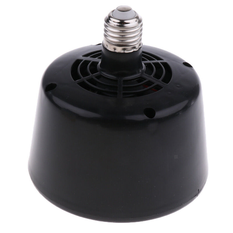 Reptile Infrared Heat Emitter Basking Light Brooder Lamp, Blow out Hot Air