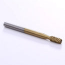 10PCS 3mm HSS Routing Burrs Wood Rotary Drill Die Grinder Carving Bit Cutter Set
