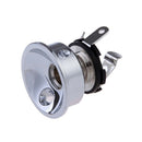 Electric Guitar Chrome Socket Jack Plate Holder for 6.35mm Plug Electrosocket