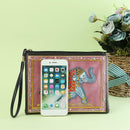 DIY Elephant Special Shaped Diamond Painting Wristlet Wallet Zipper Clutch