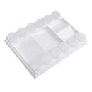 1 Set Painting Pallet Tray Plastic Art Palette for Acrylic / Oil / Watercolor