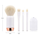 4 In 1 Multifunction Makeup Brush Cosmetic Telescopic Double Head Makeup To B5F7