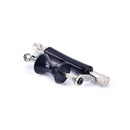 Black Carbon Steel Facility Guitar Rolling Glider Capo for 6-String Guitar FT
