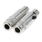1 Pair(2 Packs) 4-Pin Mini XLR 5mm Socket Head Female Audio Jack Connector Set