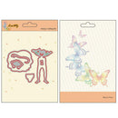 Cartoon Girl Metal Cutting Dies Stencil DIY Scrapbook Embossing Craft Gift