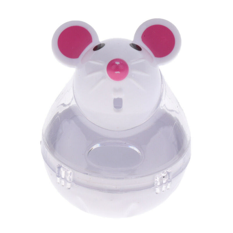 2 Pcs Kitty Cat Exercise Training Toys Pet Food Dispenser Biting Chewing Playing