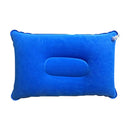 Portable Travel Sleep Pillow Inflatable Outdoor Camping Tent Pillows (Blue) A