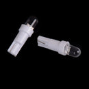 10pcs White T5 12V LED Car Wedge Dashboard Gauge Light Lamp MO
