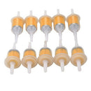 10x Universal Large Inner In-line Fuel Filter Gas Petrol 6 8mm Pipe 1/4' HLN