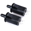 2Pcs cabinet light disinfection cabinet Wardrobe Closed press button switch- OZ