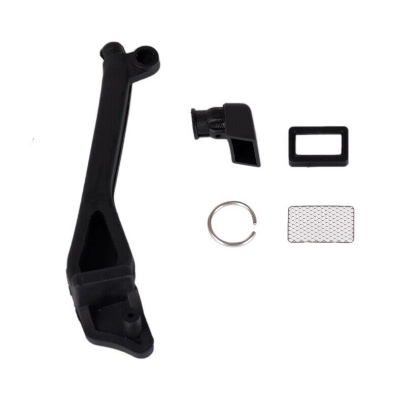 Black Rubber Snorkel for 1/10 RC Crawler Car Traxxas TRX-4 Defender TRX4 T4 B7U2