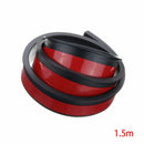2Pcs Car Wheel Arch Trim Fender Flare Wheel Eyebrow Protector Stick Rubber Strip