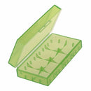 Battery Storage Case Holder/Organizer for 18650 or CR123A Battery Green