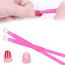 Nail art beauty gel polish remover triangle stick rod pusher manicure tools LJ