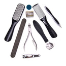12PCS Foot Portable File Dead Hard Skin Callus Remover Scraper Mani Pedicure ME
