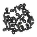 30 Pieces 50mm Metal Binder Clips Bulldog Clip Office Supplies, Polished