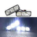 2X 3 LED Super White High Power Car DRL Daytime Running Light Fog Lamp Universal