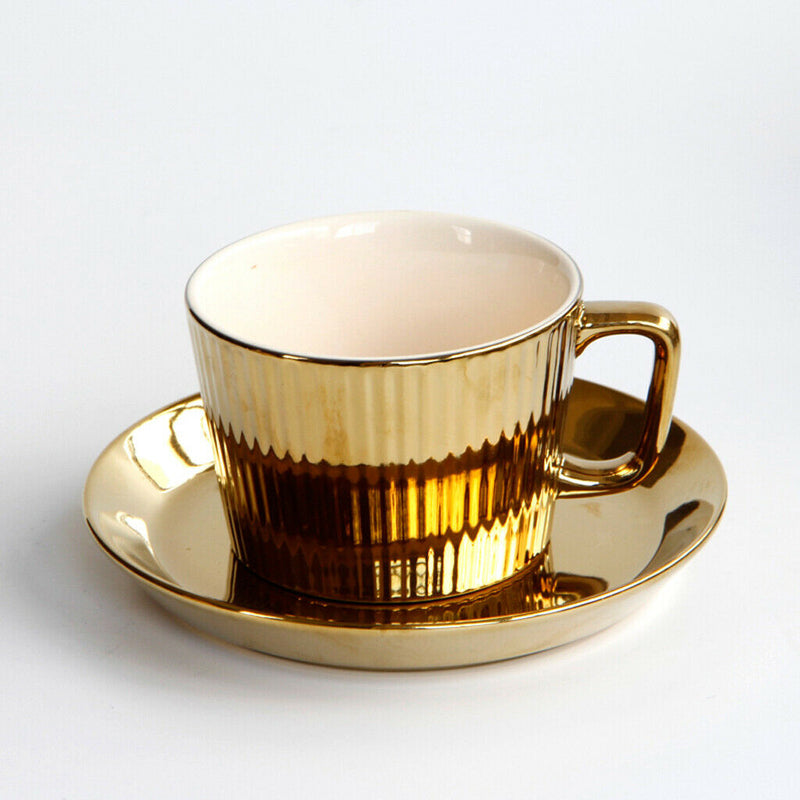 Gilded Tea / Coffee Cup And Saucer, Coffee Cup In