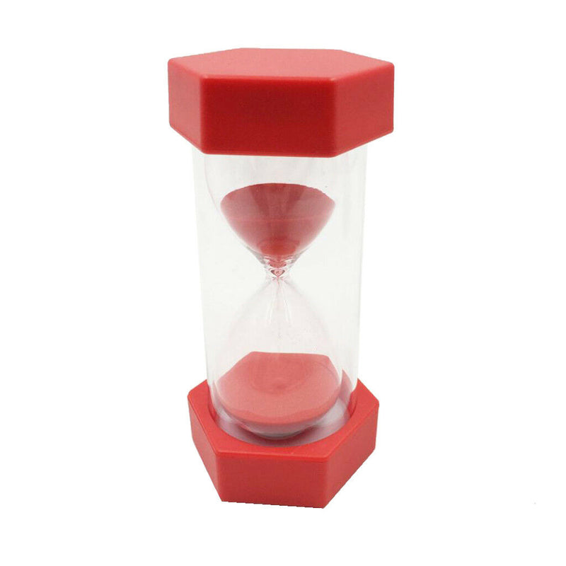2 Pieces Plastic Sand Timer One & Two Minutes Hourglass Kitchen Tool