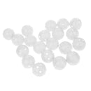 20 Pieces Plastic Hollow Golf Balls Perforated Practice Training Ball White