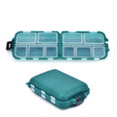 Fishing Lure Bait Tackle Waterproof Plastic Storage Box Case W/ 10 Compartment3C