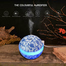 USB Ultrasonic Air Humidifier 7 Color LED Light Aroma Diffuser (Multicolor)