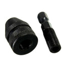 0.3-3.6mm Impact Driver Keyless Drill Bit Chuck Adapter Converter 1/4