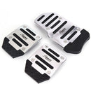 3PCS Car Auto Vehicle Non-slip Pedal Aluminium Alloy Foot Treadle Cover Pad FT