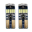 2pcs T10 4014 15SMD LED Car Width Lights Reading Lamp License Plate Lamp Bulbs