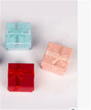 5 Pcs Square Jewellery Box LightBlue Jewelry Gift Boxes Case For Ring GD3C