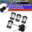 Car Barrel Door Locks Keys Set 9170.AY 4162.C9 for Fiat Scudo for Citroen D