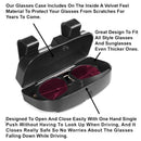 Car Sun Visor Sunglasses Case Holder Eye Glasses Organizer Box Credit Card  A8O9