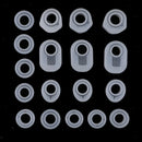 1 Set / 18pcs DIY Assorted Ring Shapes Sugar Craft Silicone Moulds Cake Decor