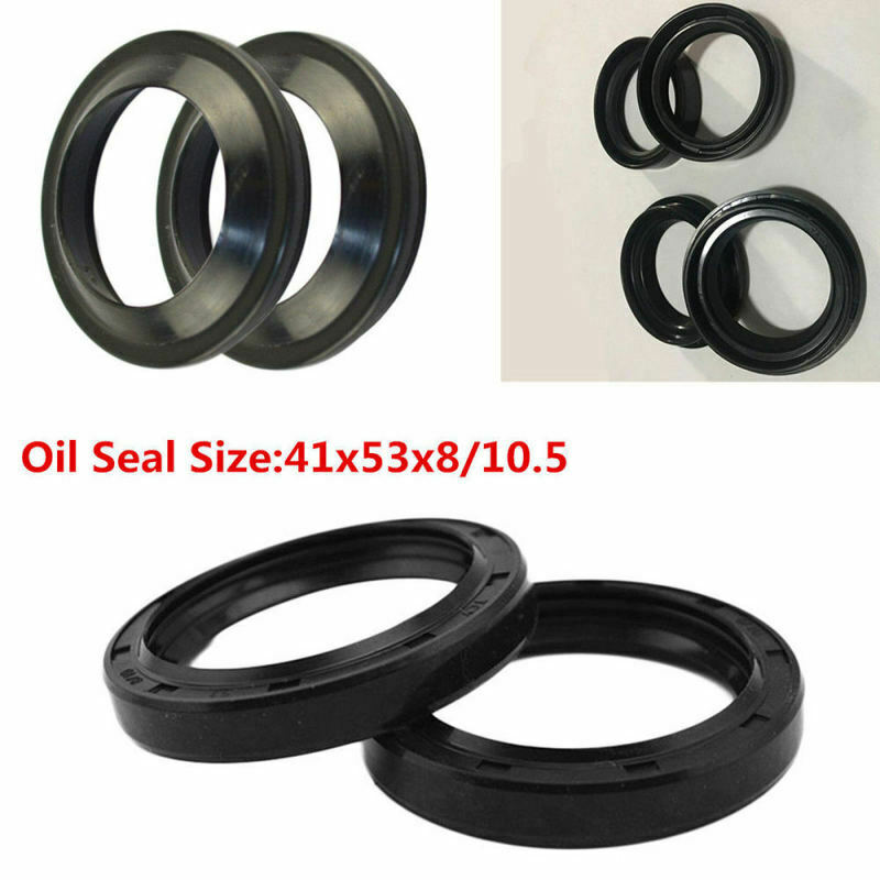 1 Set Front Fork Damper Shock Absorber Fork Dust and Oil Seal for Motorcyc JTC