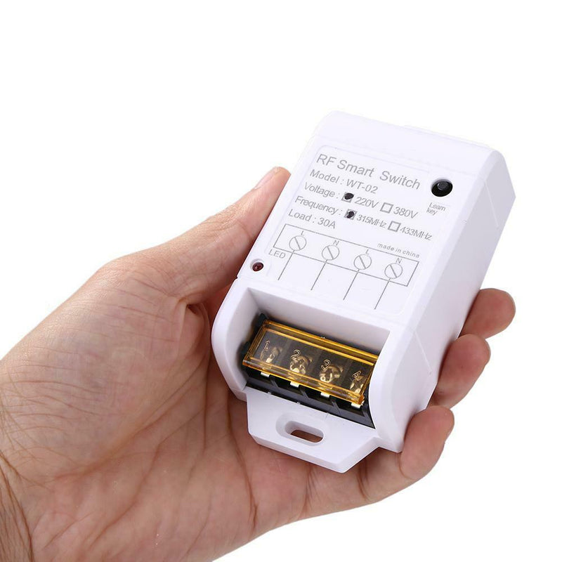 220V 30A 1CH Wireless Remote Control Switch Transmitter+Receiver (ON/OFF)