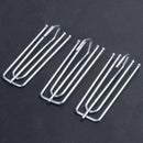 Window Treatment 4 Prongs Pinch Pleat Drapes Curtain Hooks 20pcs K3V6