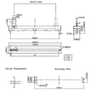 5Pcs Double 75MM Straight Slide Potentiometer B103 Mixer Fader B10KB Nw