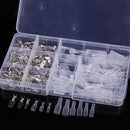 270 PCs Assorted insulated Electrical Wire Terminals Crimp Connectors Spade N1O9