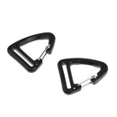 10x Plastic Buckle Climbing Carabiner Hanging Keychain Hook For Webbing 25mm