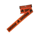 Trendy Halloween Party Warning Tape Signs Decor Window Prop Wall Decoration