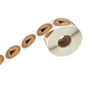 Christmas Stickers Roll 500pcs Adhesive Labels Kraft Paper with Xmas Tree,