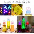 Luminous Plastic Milk Bottle Beverage Bottle Drink Cup Water Bottle Party Decor