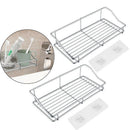1X(2 Pack Adhesive Bathroom Shelf Shower Shelf Bathroom Kitchen Organizer R