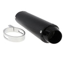 38mm  Carbon Fiber Motorcycle Scooter Exhaust Muffler Pipe W/Movable Silencer