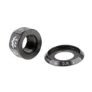 Bike Hub Screw Nut Bike Axle Screw MTB Flange Nut M10 Track Wheel Nut Black