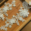 1Set*Flower Embroidery Motif Lace Applique Patch DIY ttkk Craf Sewing Trimm M4A9