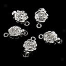 5pcs Flower Shape Bracelet Necklace Clasp Hook Connector Jewelry Findings