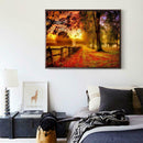Forest 5D DIY Full Drill Round Diamond Painting Embroidery Kit Cross Stitch